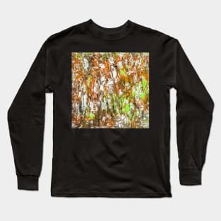 Abstract in Autumn Colors Long Sleeve T-Shirt